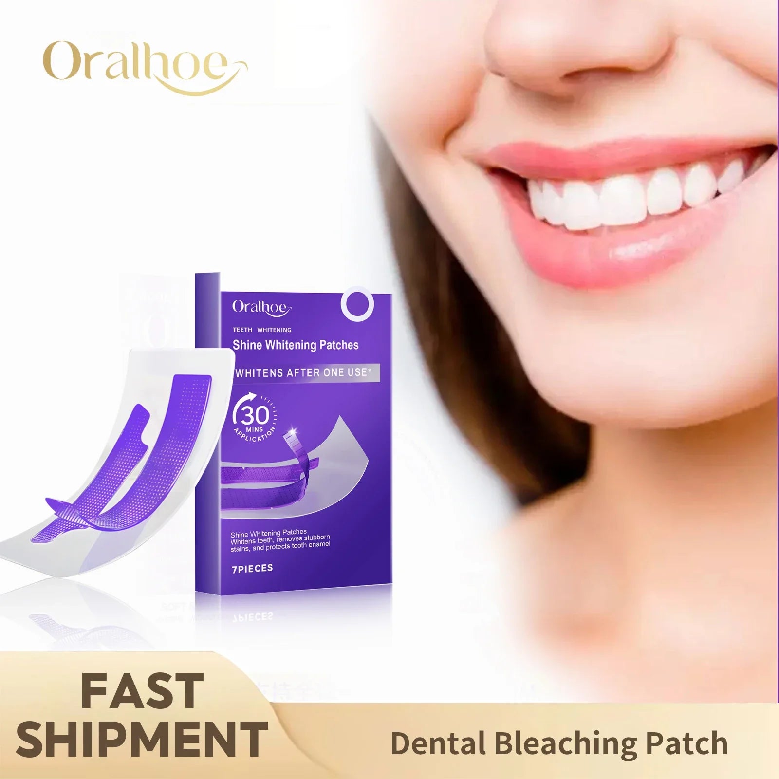 Purple Tooth Whitening Strips