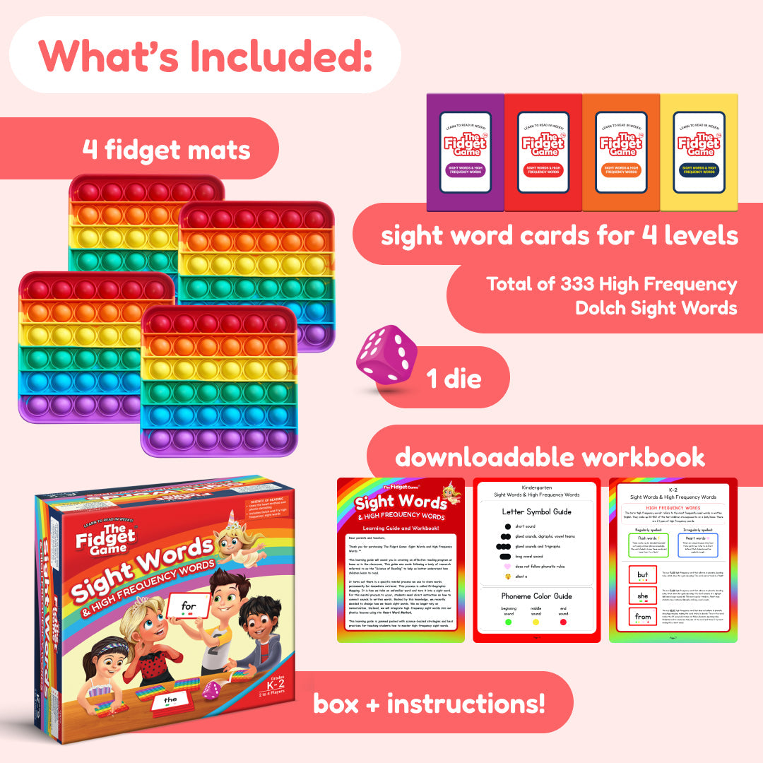 The Fidget Game: Sight Words Edition